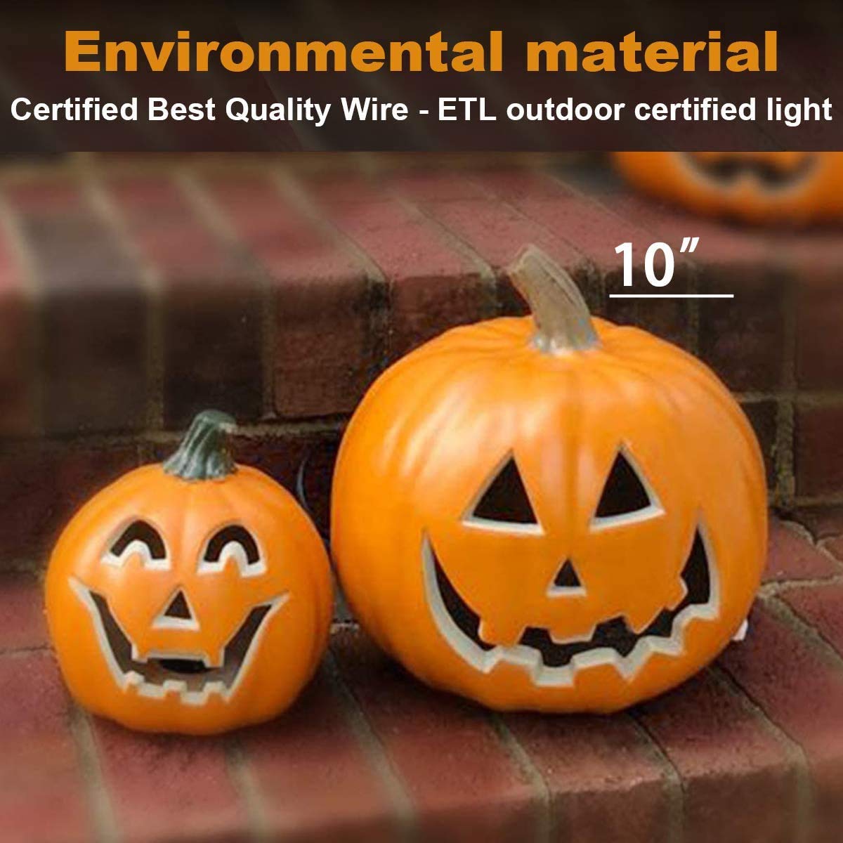 Buy Jack-o'-Lantern - Halloween Pumpkin Lantern - Lighted Jack O